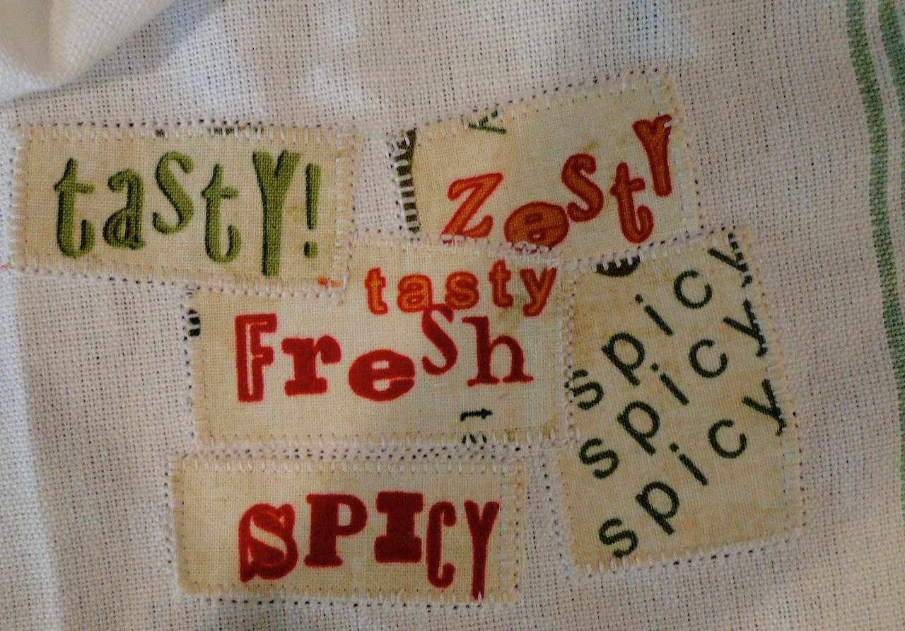 Hanging Kitchen Towel - Fresh Spicy Tasty Zesty