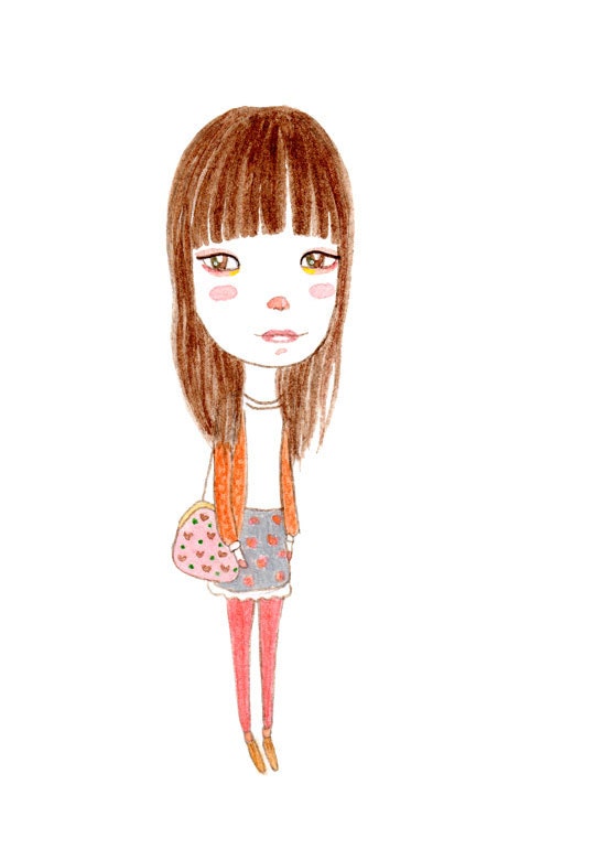 Miss Doe Eyes  - 5 x 7 Print