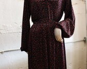 ICONIC HALSTON monogram Black/burgundy 2 piece set