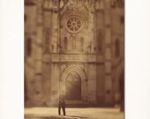 Cowboy San Antonio Photography - 8"x10" Fine Art Photograph. Home Decor, Wall Art, Sepia, Rustic, Church, Texas, Christmas Gift.