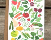 garden A2 CARD with kraft envelope