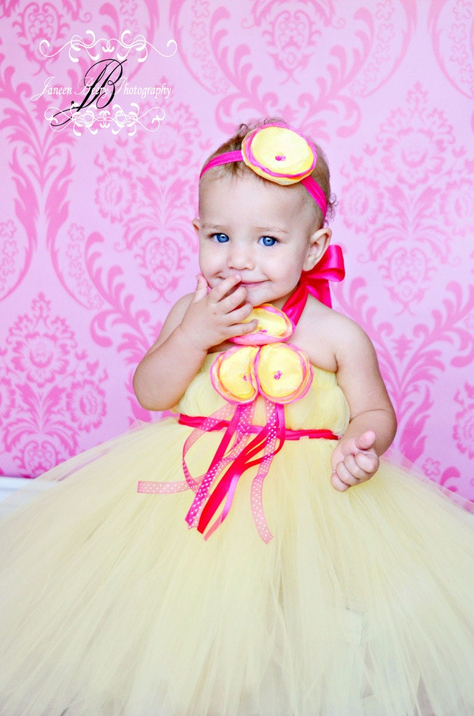 Strawberrie Lemonade Birthday Tutu Dress