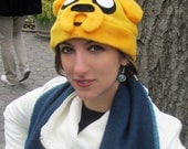 jake Adventure Time Fleece Hat Anime Manga Cosplay Rave Skiing Snowboarding Video Game