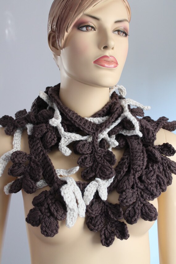 Crochet Lariat Scarf  - Gift for Her