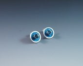 Blue topaz earrings