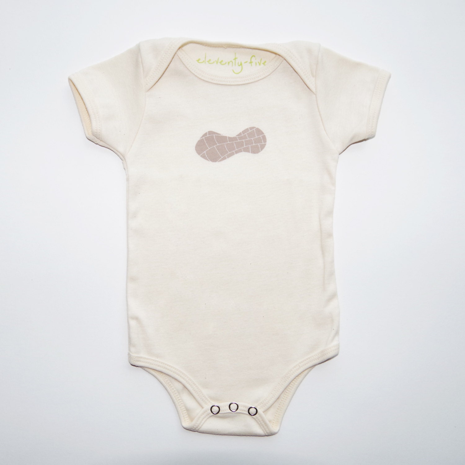 Little Peanut Organic Baby Onesie in Natural