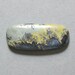 cabochon PAINTING JASPER 17X40mm freeform designer cab