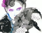 Original Watercolour Painting. Titled: Kate