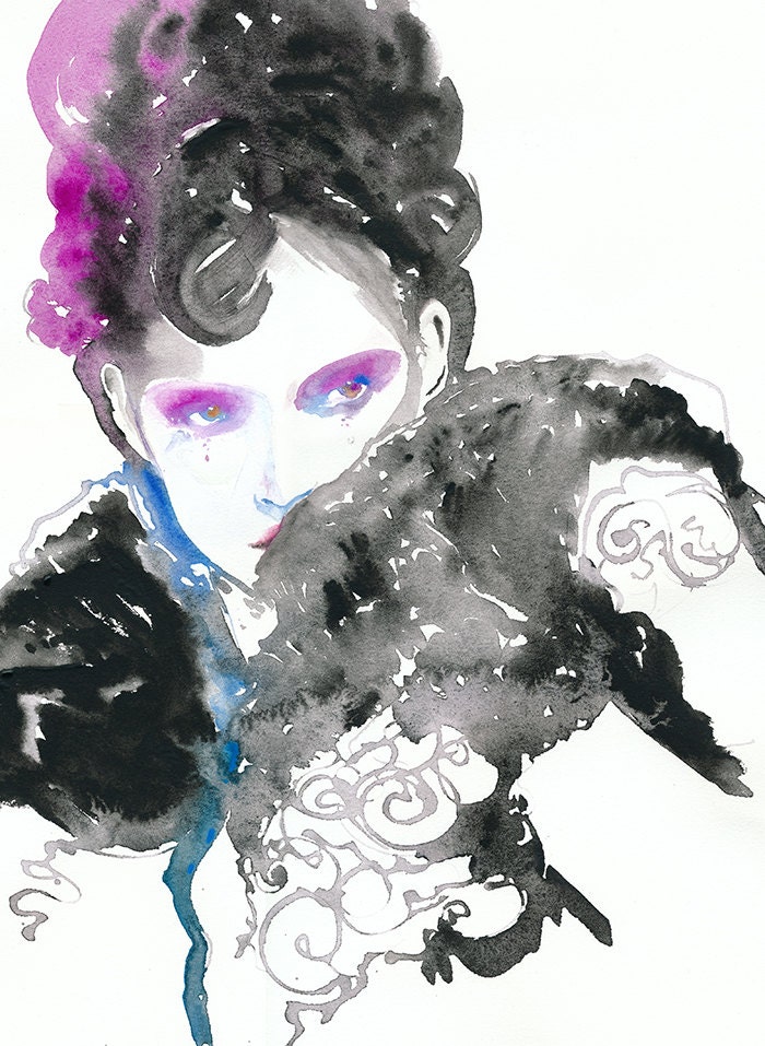 Original Watercolour Painting. Titled: Kate