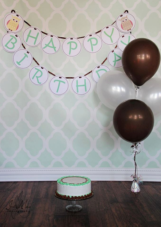 Hoot Hoot...Nestled Owls Customized Birthday Party Banner Il_570xn