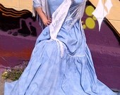 The Lady Teacher in Periwinkle Size M, Little House on the Prairie