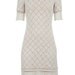 Crochet Lace Filet Wedding Dress with matching color slip lining Made to Order in any size