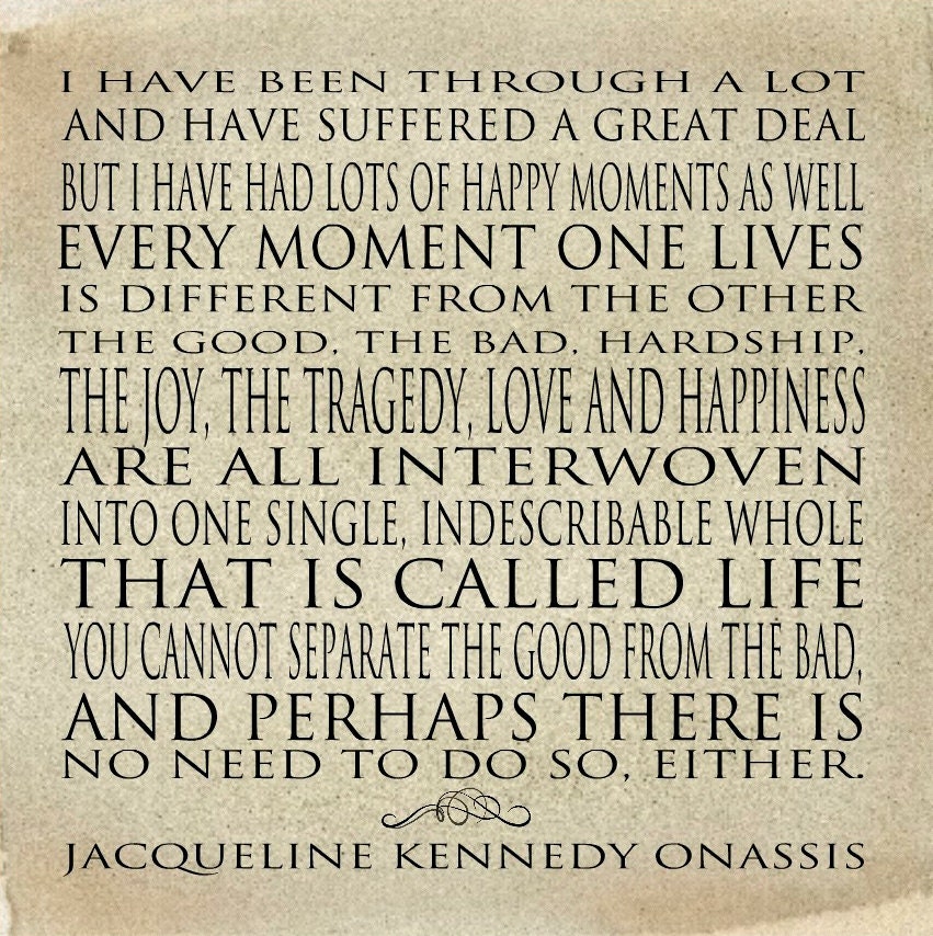 Strong Women - Jacqueline Onassis - Word Art Prints 12x12 - Cream Linen Flax Black