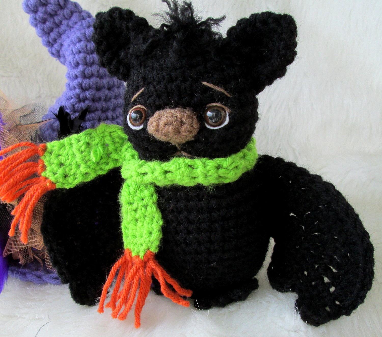 crochet bat