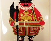 Vintage Kenneth Townsend Scenes of London Beefeater Tile No 29 on Etsy by EdibleComplex