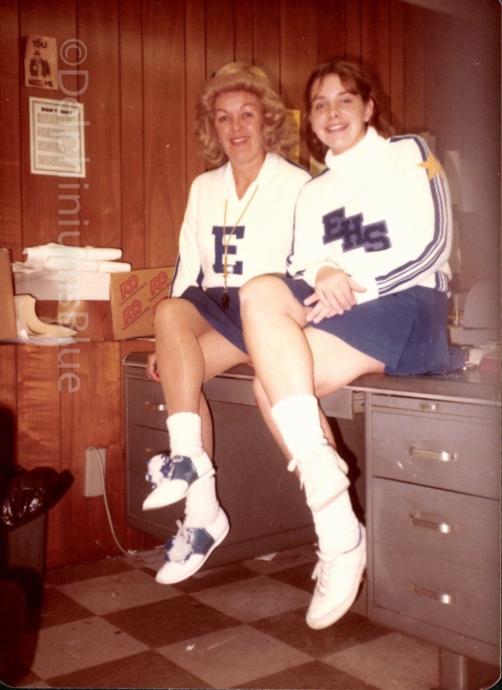 600 DPI Digital Scan // Vintage Photo // Halloween Cheerleaders 0713