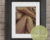 original print : contorted