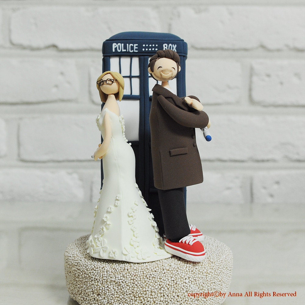 Doctor who wedding cake topper decoration gift keepsake