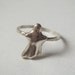 Silver Ghost Ring, Spooky Ghost Ring, Handmade Silver Ring