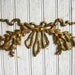 Vintage Hollywood Regency Brass Wall Decoration