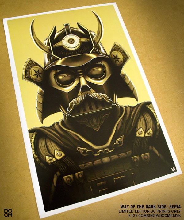 50% OFF Way of the Dark Side: Sepia 11x17 Limited Edition 30 Prints