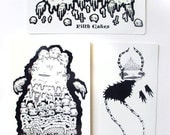 Monster Sticker Pack Screenprint