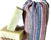 Gift Pack - Choose 3 Handmade Soaps - Upcycled, Recycled and Repurposed Gift Bag and Soap Set - Delicate by Nature