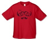 Distressed Big Brother Shirt -The Mustache Big Brother T-Shirt  ( Distressed Mustache Big Brother  6210 Black Ink )