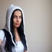 Hood pixie hat - snow white hood - crochet costume