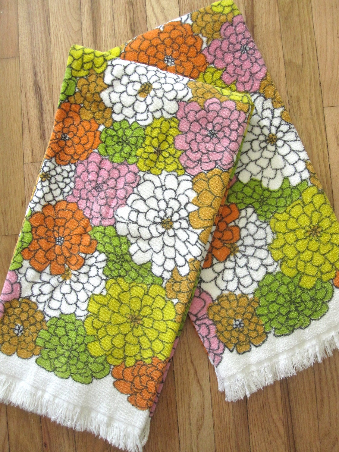 Cannon Monticello Bright Flowery Towel Set