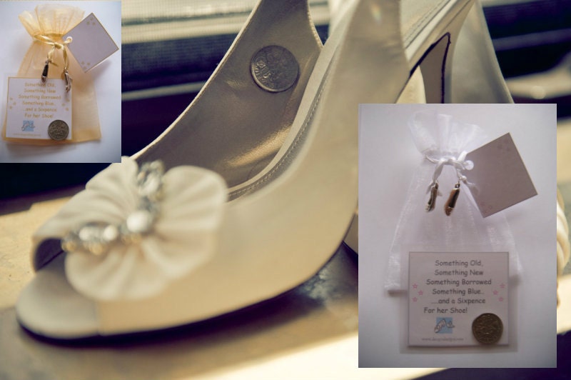Lucky Sixpence Bride Shoe Good Luck Charm Gifts Something New