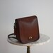 COACH Bag - Brown Leather Messenger Purse - 1980s VINTAGE