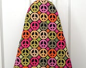 Ironing Board Cover -  Rainbow Peace signs