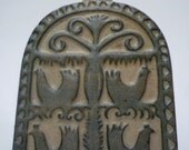Vintage Small German Vase with Birds from Achatit-Werkstätten Hans Schirmer