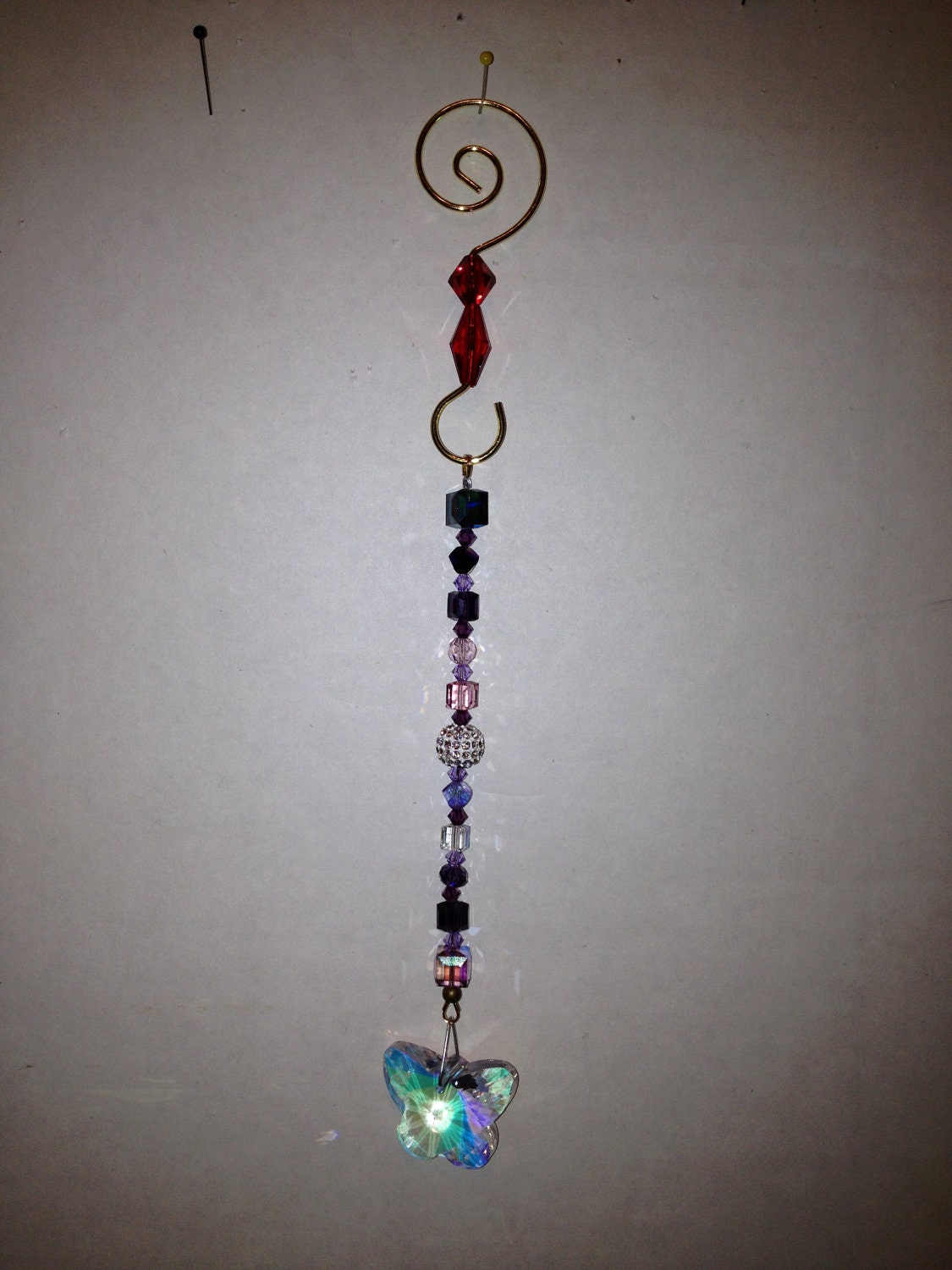 Butterfly Crystal Suncatcher 5