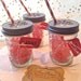 Mason Jar Lids in Antique Pewter 1 Dozen