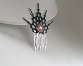 Clockworks Hair Comb Clock Hand Accesssory Tribal Fusion Gothic Exotic Steampunk