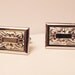 Vintage Mens Swank Rectangular Cuff Links in Silver - CuffLinks, Gifts for Him, Gifts Under 25