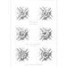 1861 Antique Architecture Engraving 13th Century Keystones Clefs de Voûte