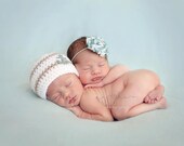SALE Peas and Quiet Signature Classic Nautical Anchor Beanie Hat Photography Prop in Newborn, 0-3, 3-6, 6-12 months
