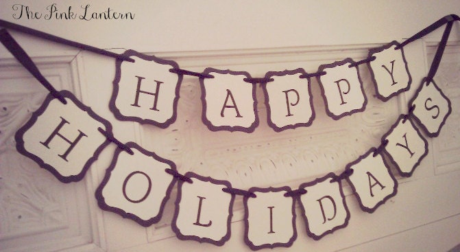 Popular items for holiday banner on Etsy