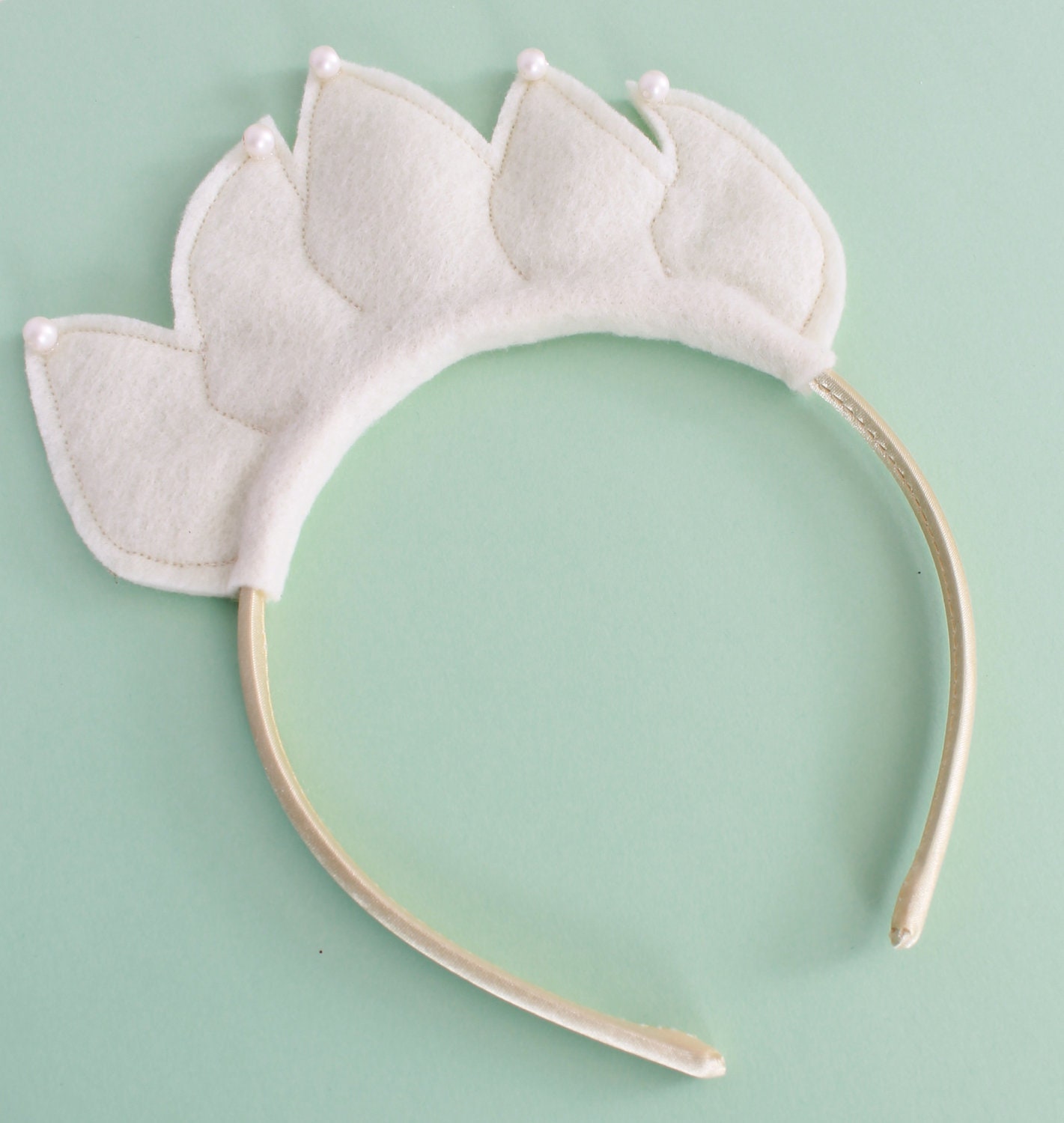 Princess Petal Headband - Ivory: Fits toddler to adult Il_170x135