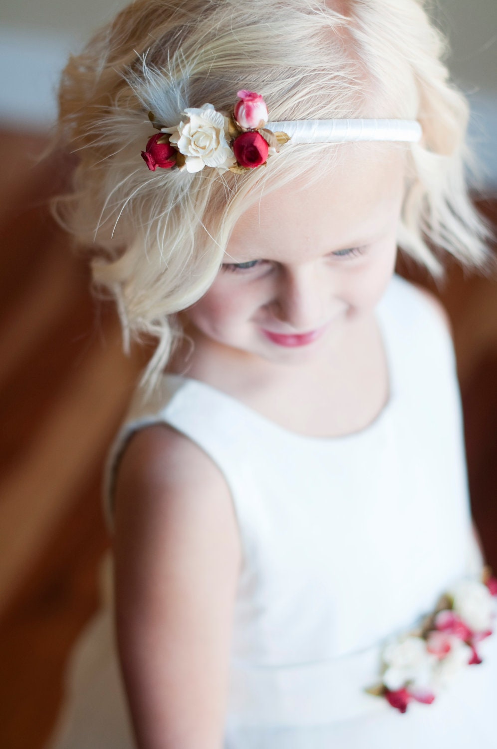 Little Rose: Flower girl headband