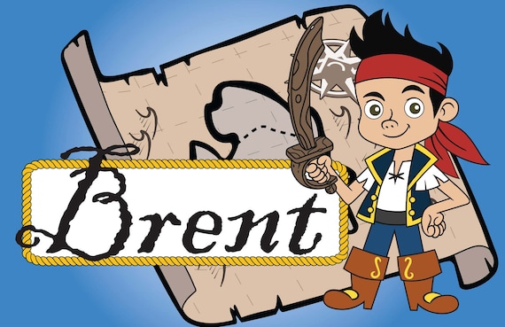 Jake and the Neverland Pirates - Kids Personalized Placemat, Customized Placemats for kids, Kids Placemat, Personalized Kids Gift Il_570xn