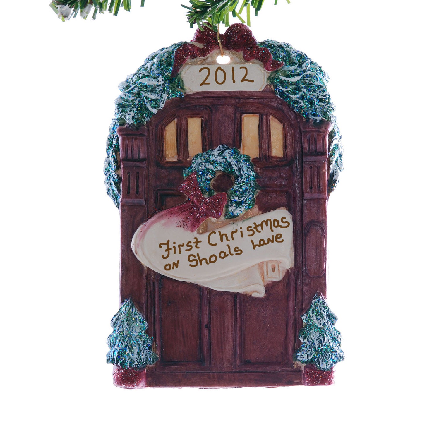 Personalized front door ornament new home by Christmaskeeper