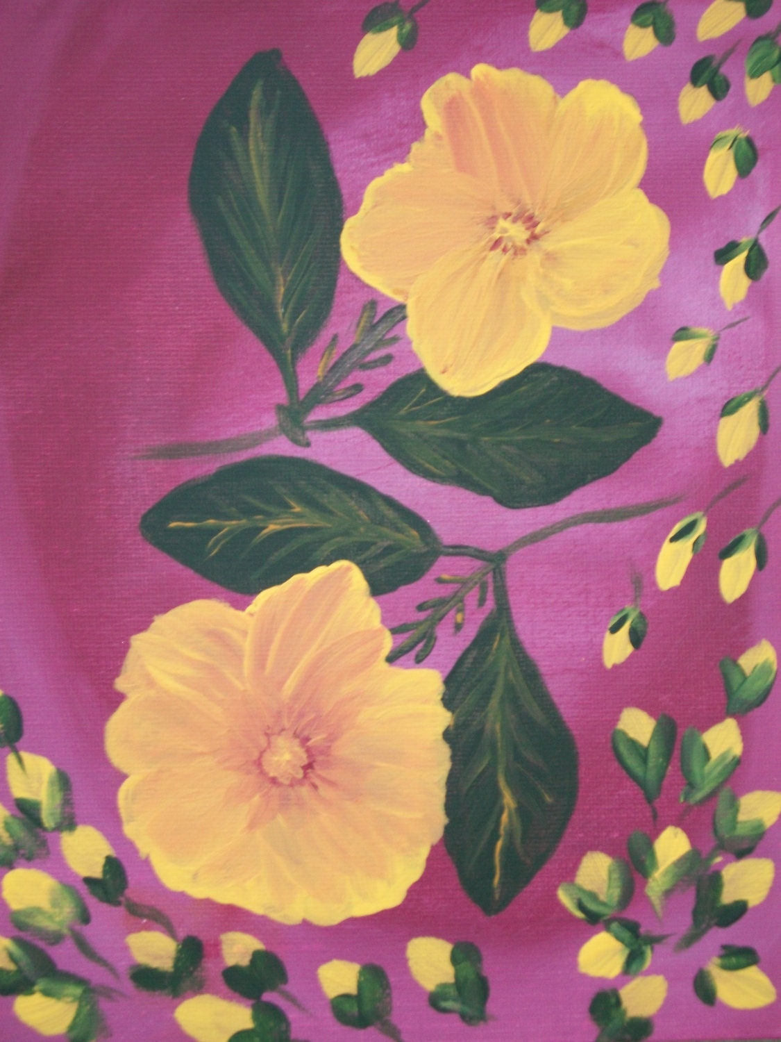 8X10 Original Acrylic Painting SPRING