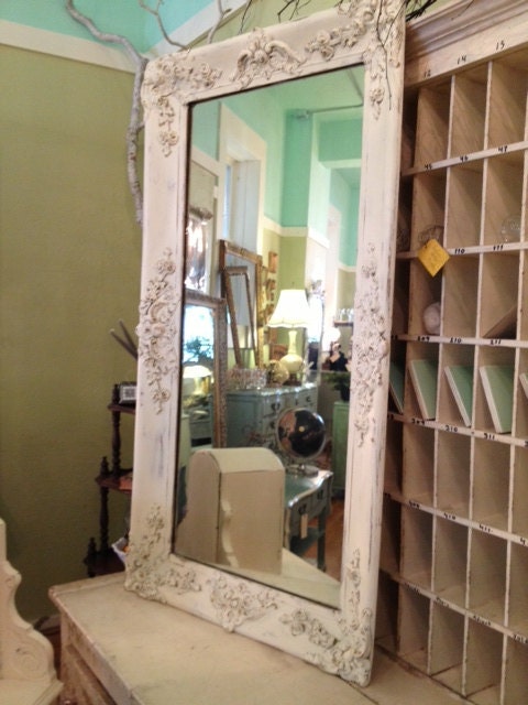 Shabby Chic Cottage Painted Mirror