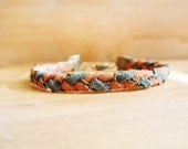 Suede & Chain Bracelet
