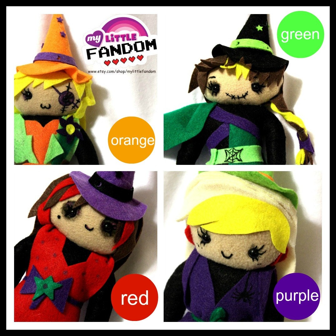 Happy Witch Custom Plush