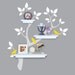Tree Wall Decals - Tree Branch Decal with Birds for Shelving - Shelf Organizer - Baby Nursery Wall Decor